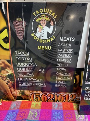 Menu photo 4 Taquizas Potosinas Perris, CA Menu photo 4 Taquizas Potosinas Perris, CA