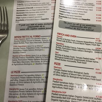 Sorbillo - Italian plus English  menus - Pizza Near Me - Salerno, SA