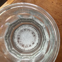 Mount Olympus Water - Crystallized minerals after heating