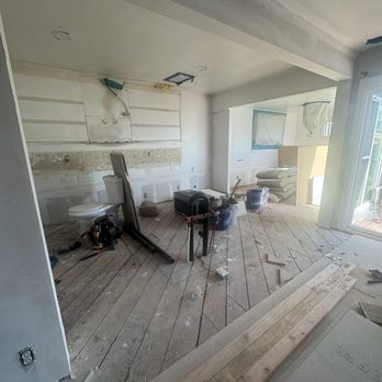 Grammatico  - Demoed kitchen after water damage - Damage Restoration Near Me - Temecula, California