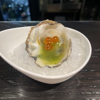 Norikase - Course 1 - Oyster with several well balanced vinegars - Sushi Bars Near Me - Jacksonville, Florida