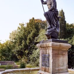 Neptunfigur in d. Promenade