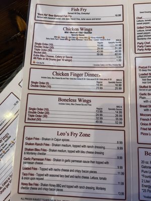 Menu photo 1 Leo's Pizzeria Lancaster, NY