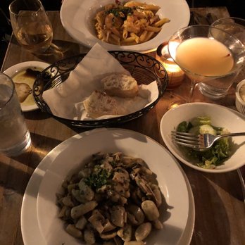 Olazzo - Mushroom gnocchi and Shrimp & Crab Rose - Italian Near Me - Bethesda, Maryland