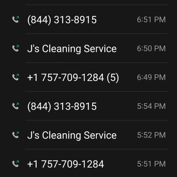 J's Cleaning Service - I tried calling multiple times. They will not answer. - Office Cleaning Near Me - Portsmouth, Virginia J's Cleaning Service - I tried calling multiple times. They will not answer. - Office Cleaning Near Me - Portsmouth, Virginia