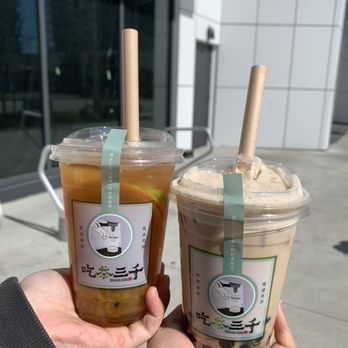 CHICHA San Chen - formosa fruit tea, cassia black tea with cream - Bubble Tea Near Me - Bellevue, Washington
