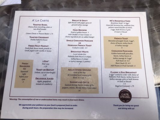 Menu photo 7 Cafe Strudel Lexington, SC