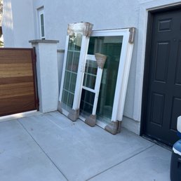 The first set of windows that did not get installed in the two days. The first set of windows that did not get installed in the two days.