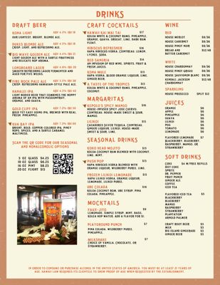 Menu photo 1 Kona Brewing Honolulu, HI
