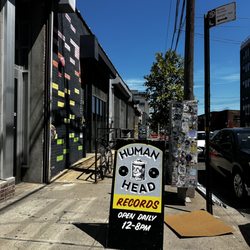 Human Head Records - Storefront sign