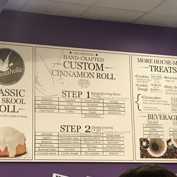 Cinnaholic - Menu - Bakeries Near Me - Schaumburg, Illinois