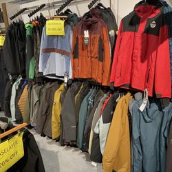 Mad Dog's Ski & Board - Outerwear and apparel (snow jackets) at Mad Dog's Ski & Board in Abbotsford, BC.