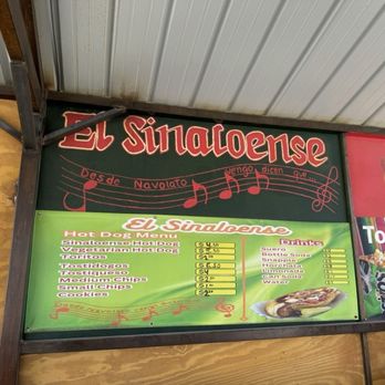 El Sinaloense Hot Dog Cart - The menu - Hot Dogs Near Me - Tucson, Arizona