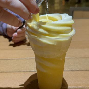 Pineapple Lanai - Pineapple Float w/shot of rum - Desserts Near Me - Orlando, Florida