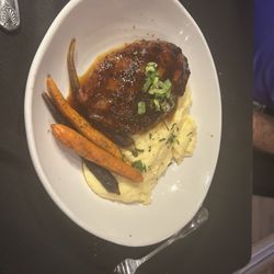 Juliette Falls - Pork ribeye dinner
