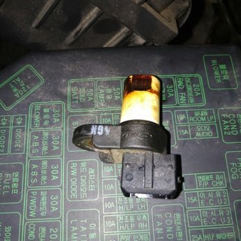 Angry Wankel - Camshaft position sensor from a Hyundai Accent we are working on. - Auto Repair Near Me - Bloomington, Illinois
