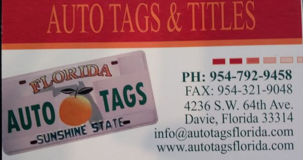 Auto Tag Agency In Deerfield Beach Florida AUTO TAGS AND TITLES OF FLORIDA - Updated June 2025 - 18 Photos & 27