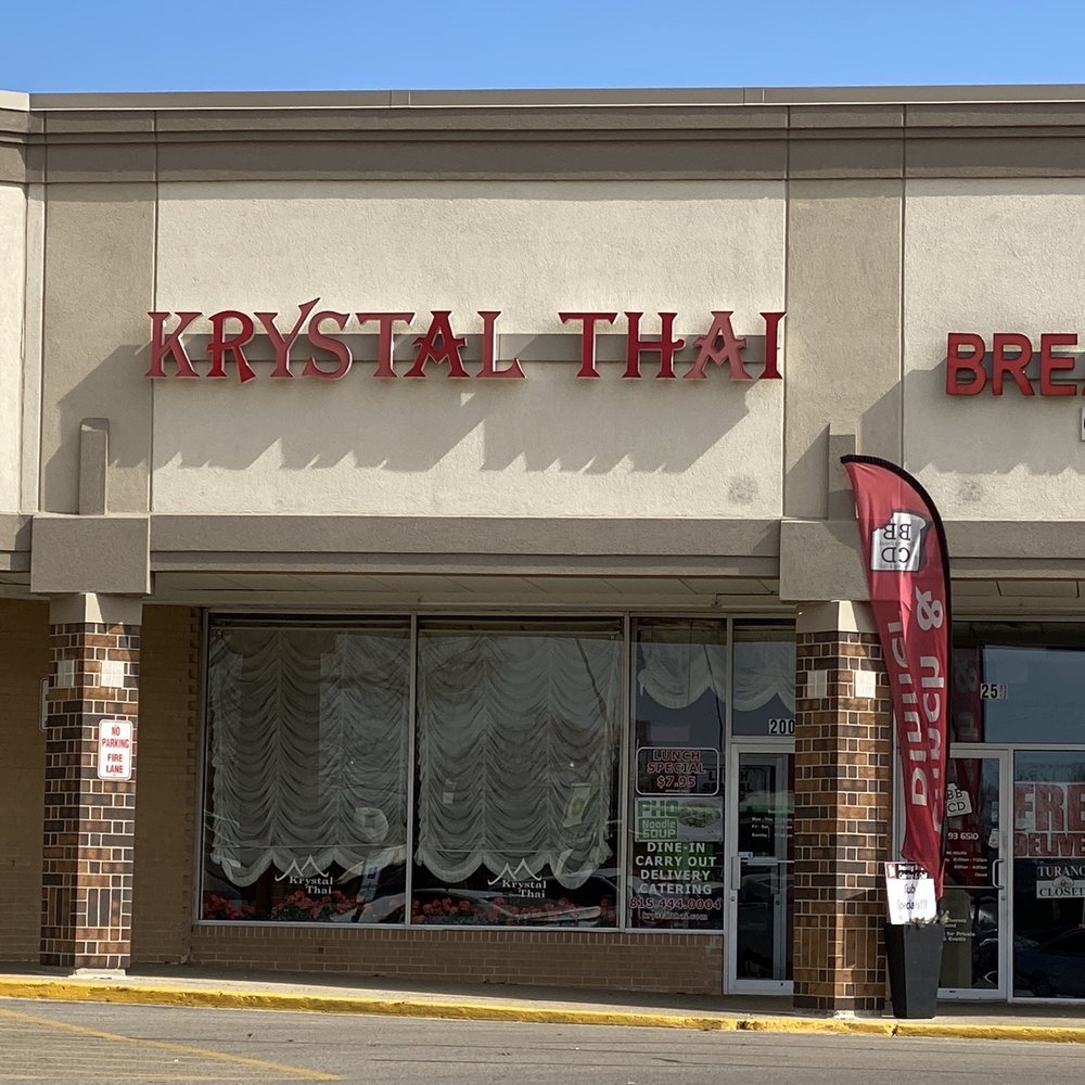 Krystal Thai - Front of restaurant - Thai Near Me - Crystal Lake, Illinois