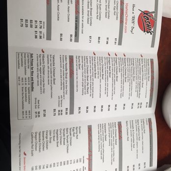 Yoshi's - 2nd part of menu - Japanese Near Me - Phoenix, Arizona
