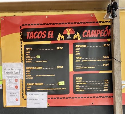 Menu photo 2 Tacos El Campeón Portland, OR Menu photo 2 Tacos El Campeón Portland, OR
