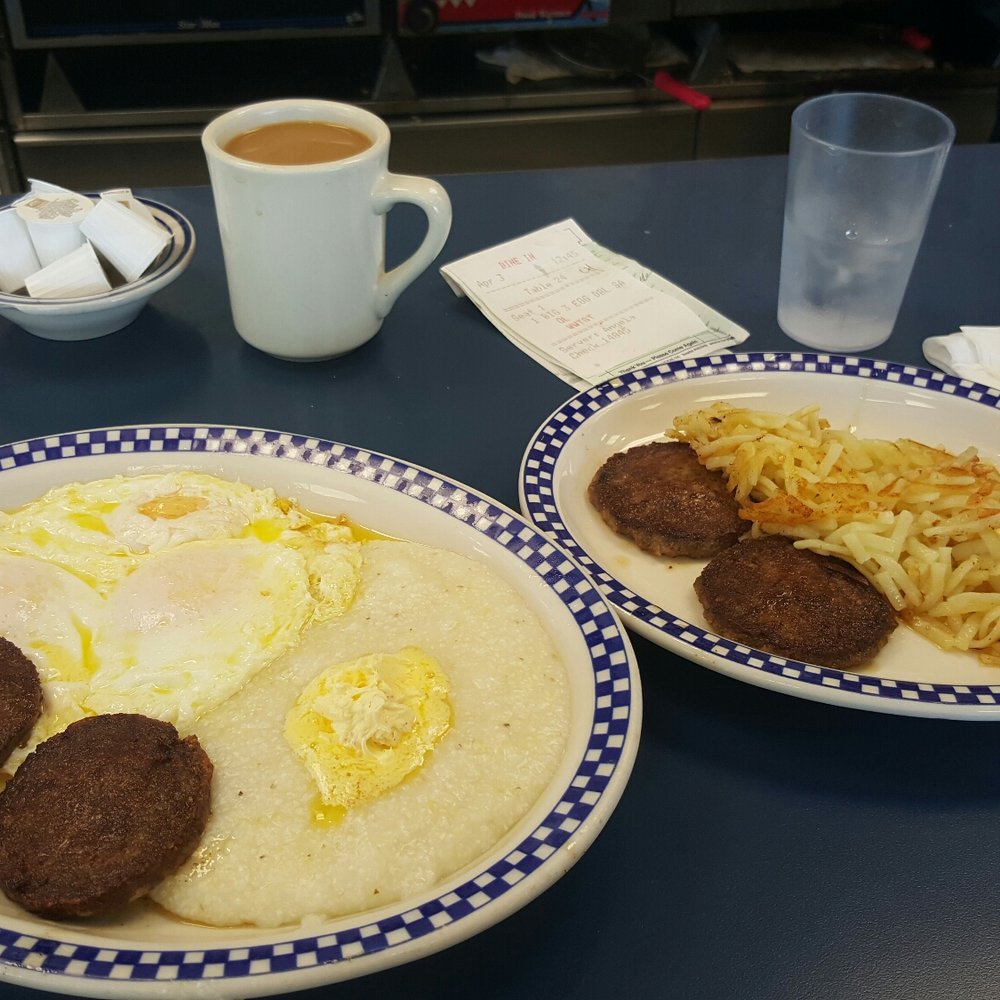 3 Squares Diner - two plates of food on a table - American Near Me - Cairo, Georgia