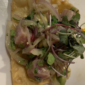 Carnaval Mexican Grill - Tuna tostada - Desserts Near Me - Redmond, Oregon