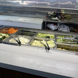 Kahns Mongolian Grill - Veggie bar