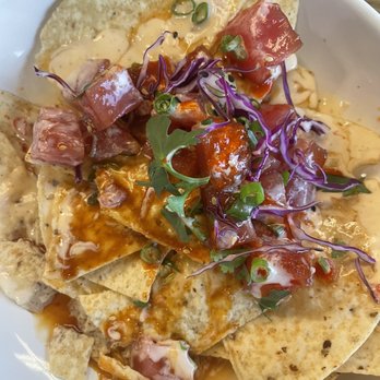 Mirin Fusion Kitchen - Ahi Tuna Nachos(7) - Asian Fusion Near Me - Augusta, Georgia