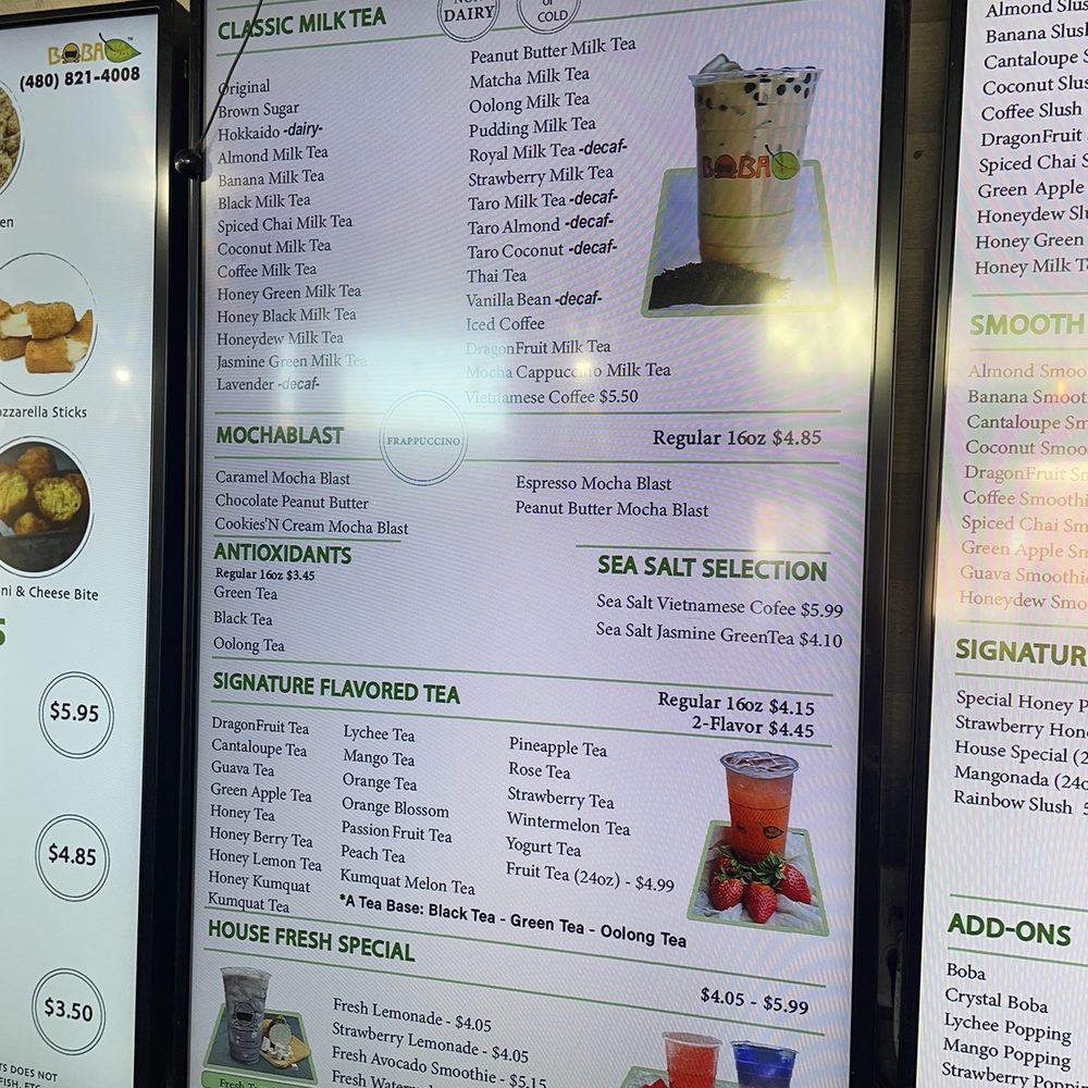 Boba Tea House - Menu - Coffee & Tea Near Me - Chandler, Arizona Boba Tea House - Menu - Coffee & Tea Near Me - Chandler, Arizona