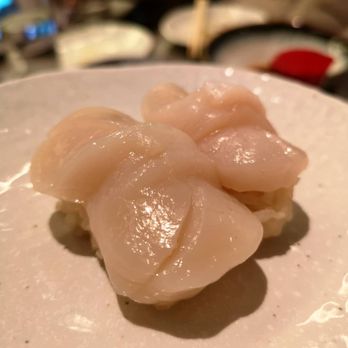 TORA - Hokkaido Scallop Nigiri  $5.95 - Japanese Near Me - Toronto, Ontario