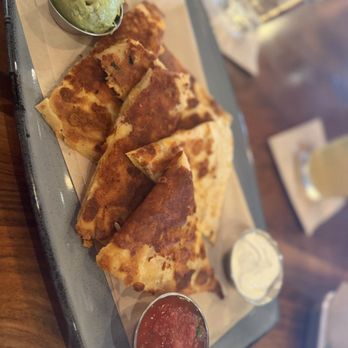 Lazy Dog Restaurant & Bar - Chicken quesadilla 8/10 super crispy and lots of flavor. I think they even grilled it with more cheese on the outside - New American Near Me - Irvine, California Lazy Dog Restaurant & Bar - Chicken quesadilla 8/10 super crispy and lots of flavor. I think they even grilled it with more cheese on the outside - New American Near Me - Irvine, California