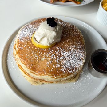 Society Kitchen - Lemon Ricotta Pancakes - New American Near Me - Santa Monica, California Society Kitchen - Lemon Ricotta Pancakes - New American Near Me - Santa Monica, California