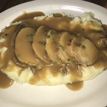 L A Cafe - Roasted porked with mash potatoes and gravy had me feeling like I was back home having a Sunday meal. - Cafes Near Me - Whitestown, Indiana