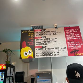 Dave's Hot Chicken - Menu - Chicken Shop Near Me - Glendale, California