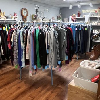 Necessities Thrift Shop - Clothing racks - Used, Vintage & Consignment Near Me - Blue Springs, Missouri Necessities Thrift Shop - Clothing racks - Used, Vintage & Consignment Near Me - Blue Springs, Missouri