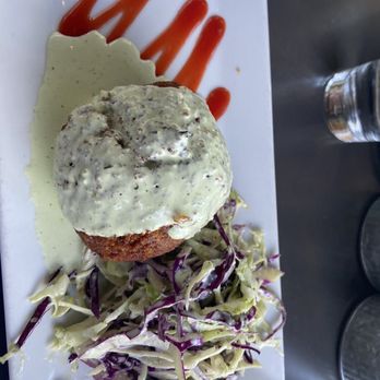 The Leaning Pear - Crab cake 14 - Sandwiches Near Me - Wimberley, Texas