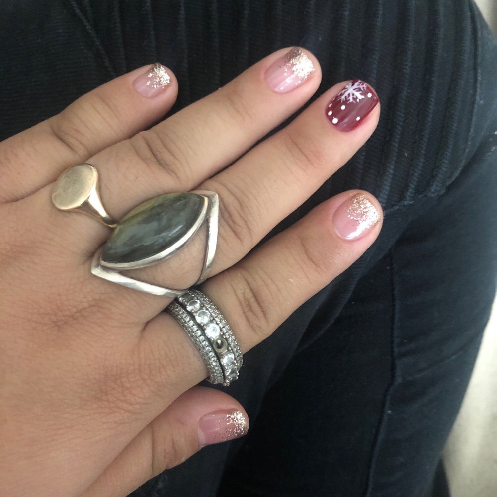 Pure Nails Spa - Cute winter design! - Nail Salons Near Me - Pasadena, California Pure Nails Spa - Cute winter design! - Nail Salons Near Me - Pasadena, California