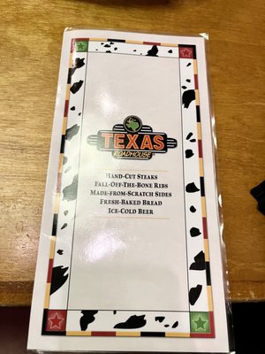 Menu photo 1 Texas Roadhouse Tuscaloosa, AL Menu photo 1 Texas Roadhouse Tuscaloosa, AL