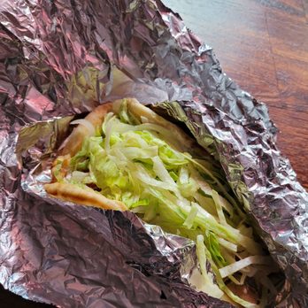 Gyro Express - Beef and lamb gyro, with garden fresh tomatoes, lettuce, onion, tzatziki - Pizza Near Me - Chicopee, Massachusetts