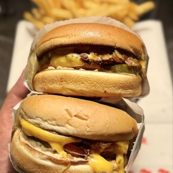 In-N-Out Burger - 2- Cheeseburgers Animal Style/ Well done Fries - Fast Food Near Me - Pleasant Hill, California In-N-Out Burger - 2- Cheeseburgers Animal Style/ Well done Fries - Fast Food Near Me - Pleasant Hill, California
