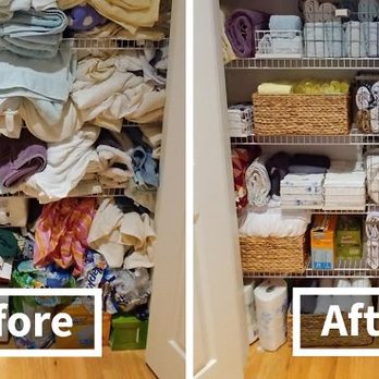 Your Custom Concierge - Reorganizing your linen closet for a uniform and easily accessible storage of your items. - Home Organization Near Me - Laurel, Maryland