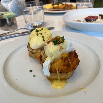 Swan - King Crab Benedict - Modern European Near Me - Miami, Florida Swan - King Crab Benedict - Modern European Near Me - Miami, Florida