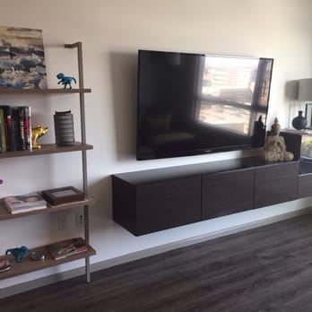 IDB Construction - Ben put up our bookshelf, entertainment wall unit, and television! - General Contractors Near Me - Los Angeles, California