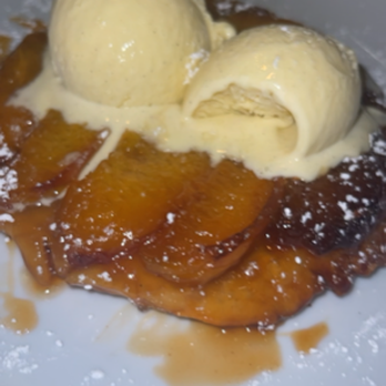 Juniper - Peach Tart Special - New American Near Me - Westbury, New York