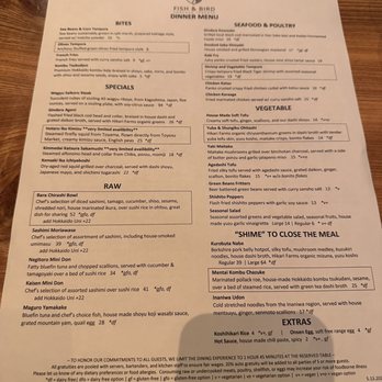 Fish & Bird Sousaku Izakaya - Menu - Izakaya Near Me - Berkeley, California Fish & Bird Sousaku Izakaya - Menu - Izakaya Near Me - Berkeley, California