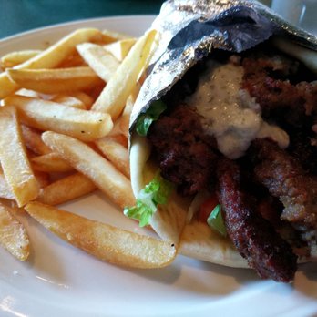 Zorba's Greek Cafe - Gyro with fries - Greek Near Me - Chandler, Arizona Zorba's Greek Cafe - Gyro with fries - Greek Near Me - Chandler, Arizona