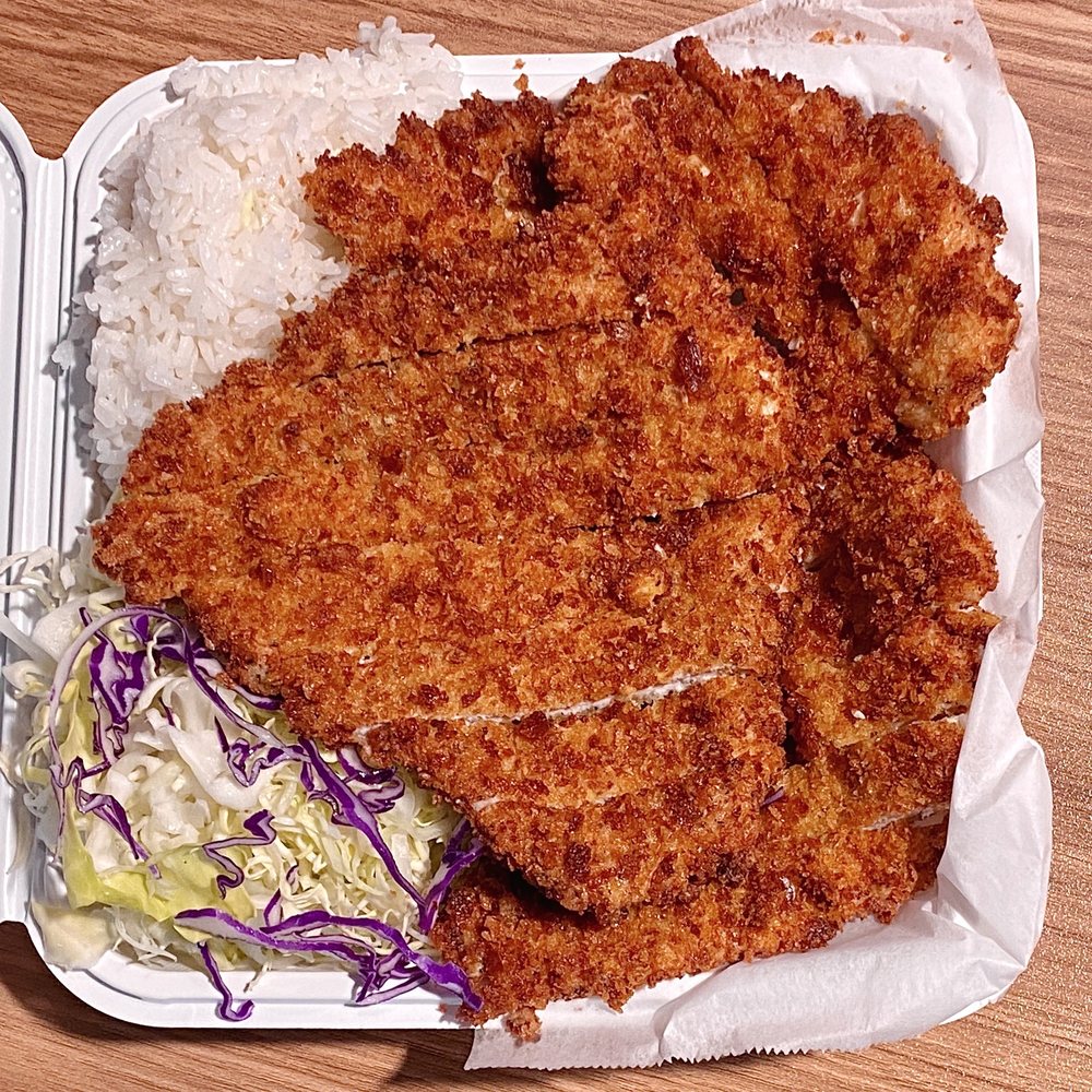 Kz Mori - Mix Katsu Combo (PorkChickenCurry) - $19.99 - Above View - "It's a lot of food." - Japanese Curry Near Me - West Covina, California