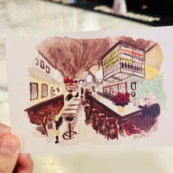 Steak Frites Bistro - Came with check for customer to give feedback - Steakhouses Near Me - New York, New York