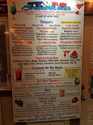 Menu photo 5 Texas Snowbirds Pasadena, TX