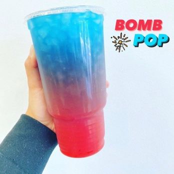 Iced Fusion Smoothie Bar - a hand holding a blue and red drink - Juice Bars & Smoothies Near Me - Canton, Michigan Iced Fusion Smoothie Bar - a hand holding a blue and red drink - Juice Bars & Smoothies Near Me - Canton, Michigan